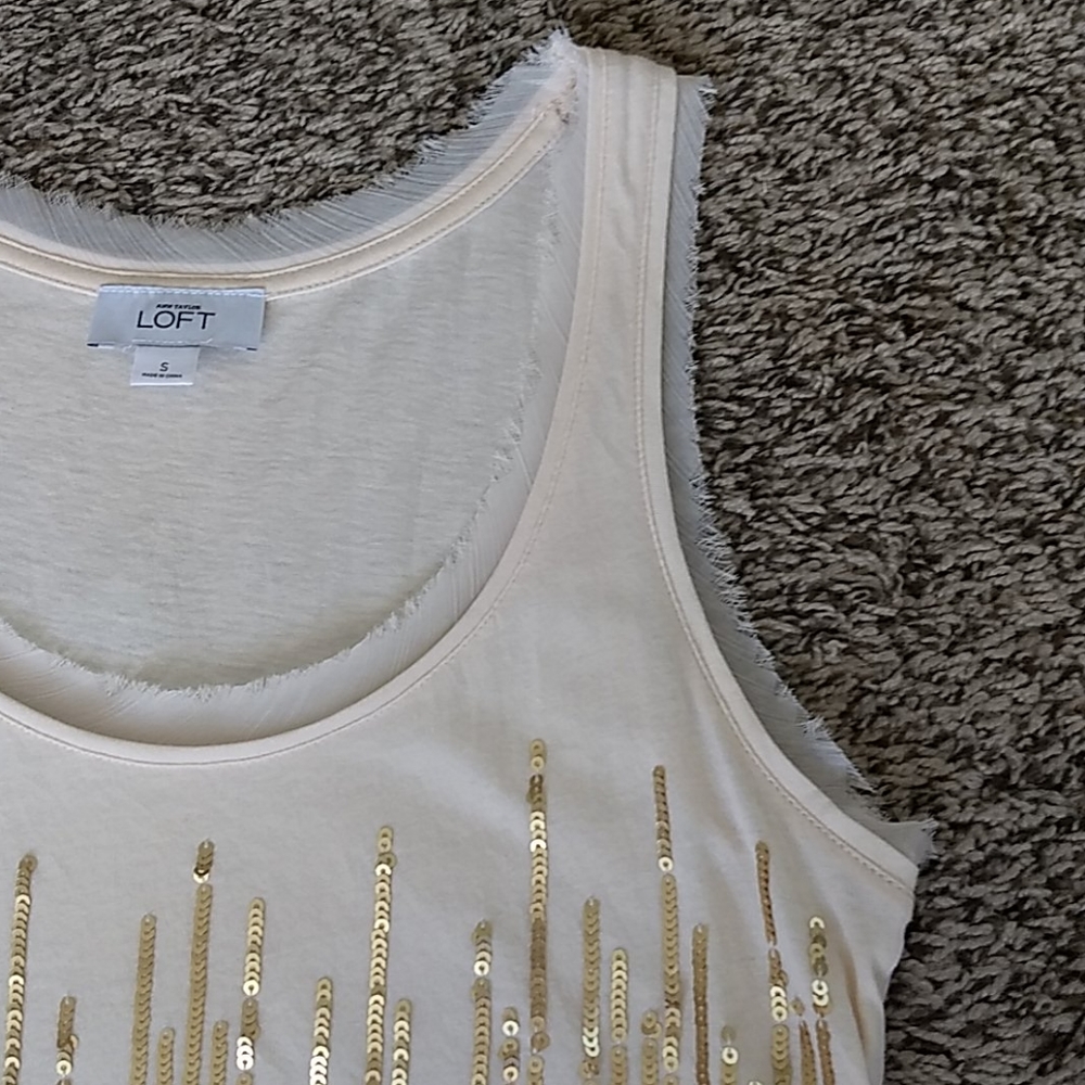 Loft Sequin Tank - image 1